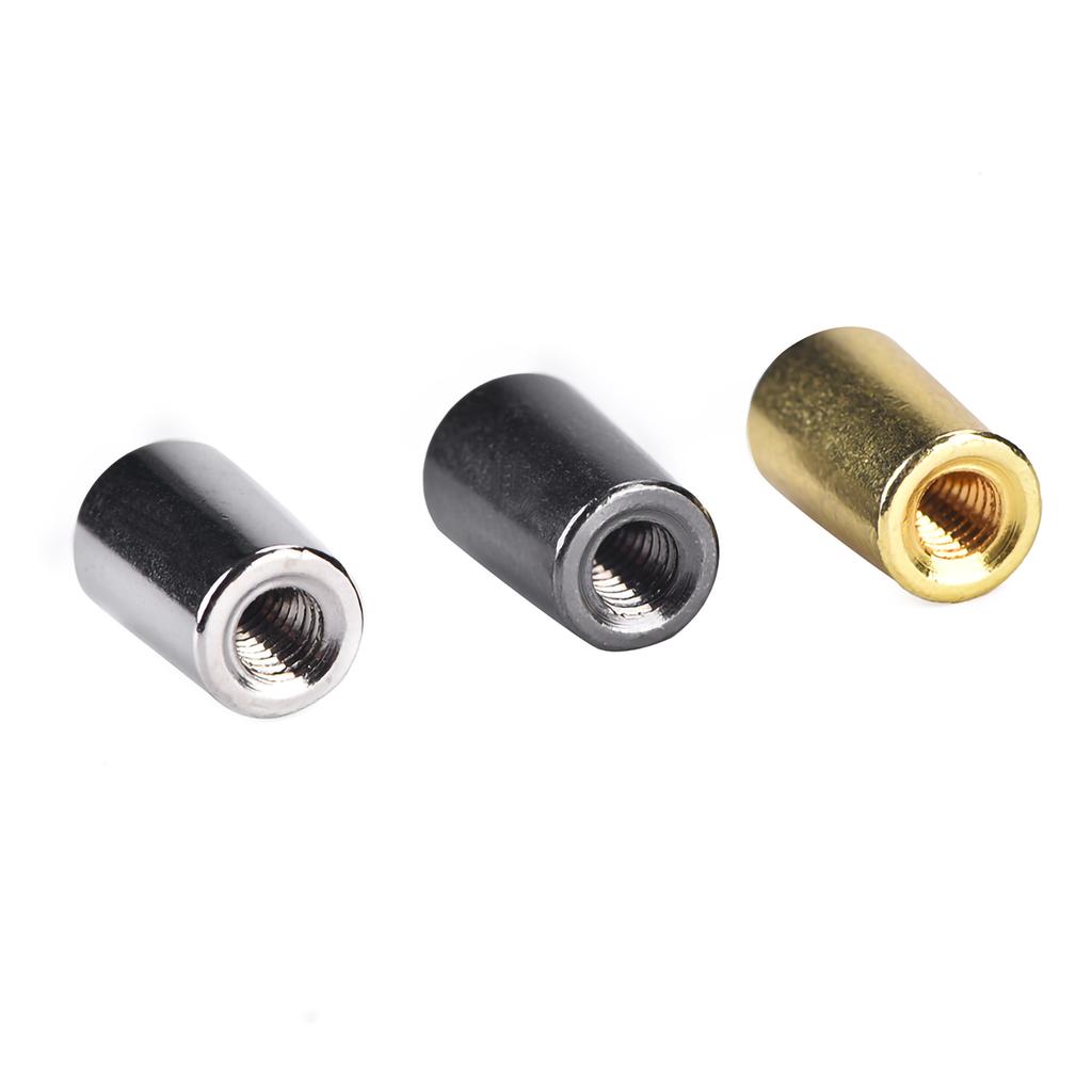 3 Pezzi 3 Vie Manopola Interruttore a Levetta Tappo per Chitarra Elettrica LP(Argento Nero Oro, 3,5 mm)