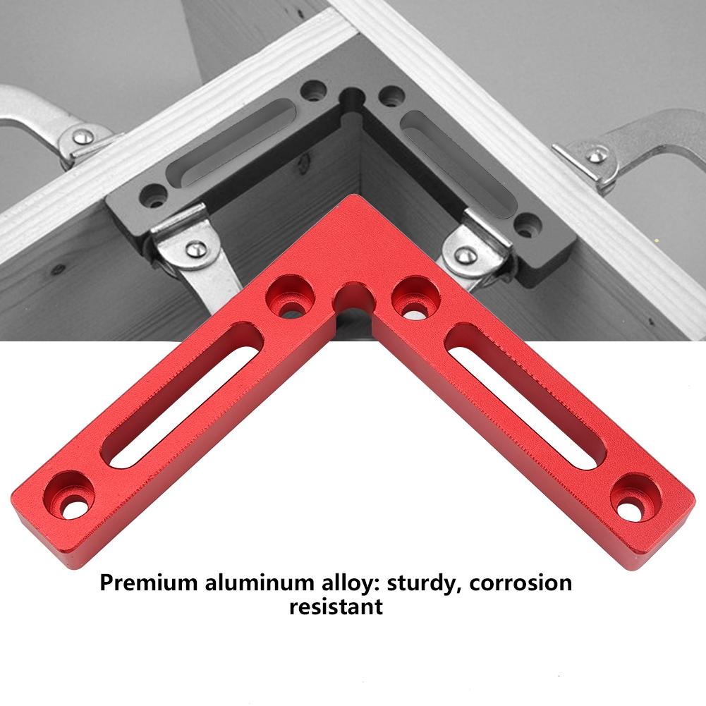 Woodworking Corner Clamp, Aluminum Alloy, L-Shaped, Right Angle, 90 Degree, for Wood and Metal