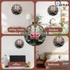 25x25cm Wood Wall Clock That Is a Stylized Portrait of a Pet