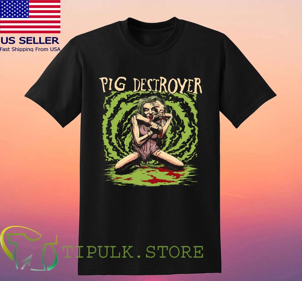 

PIG DESTROYER Men s Black Size S-5XL 2XL