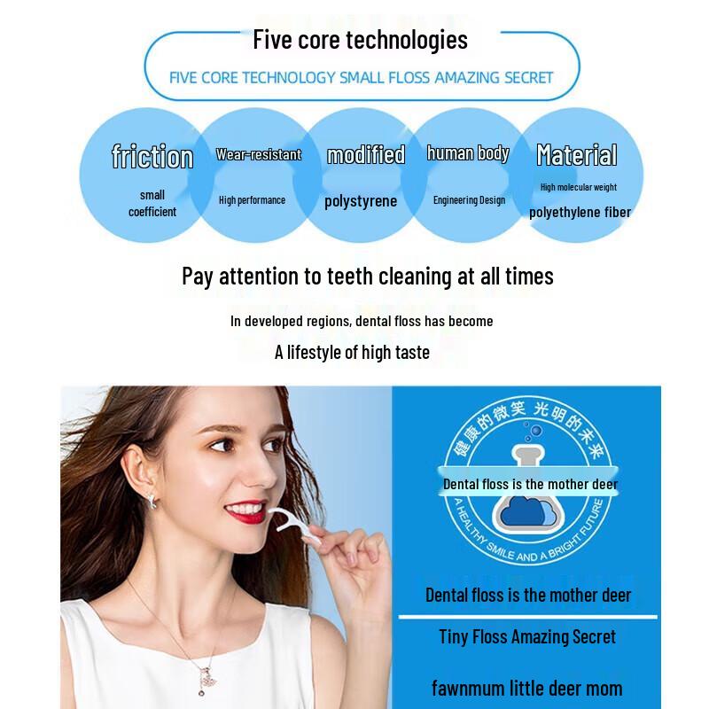 FAWNMUM Zahnseide-Sticks