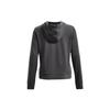 Under Armour Sweat-shirt à capuche zippé intégral solide Vêtements d'extérieur pour femmes Noir 1369853-010