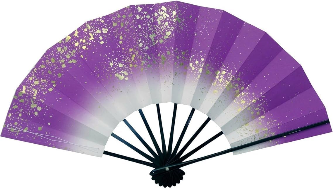 

Dance 9 5 black painted for dancing fan, Galaxy, purple, cm, minutes, bones, фиолетовый