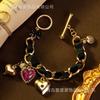 Niche BJ Love Pendant Bracelet Sweet Cute Style Light Luxury Vintage Antique
