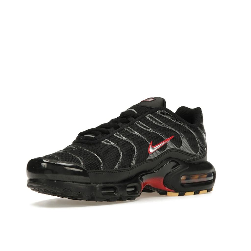 Nike Air Max Plus Carbon Fiber Men Sneakers Black University-Red Metallic-Silver HF4293-001