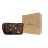 Coach Nolita 19 Classic Floral Print Zipper Coated Canvas And Leather Mahjong Bag Women Handbag Dark-Brown C7403-IMOSN
