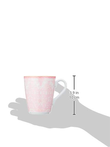 Tazza NARUMI English Trad Rosa 300cc Design Carino Elegante Raffinato Adatto al Microonde Fatto in Giappone Scatola Regalo Inclusa