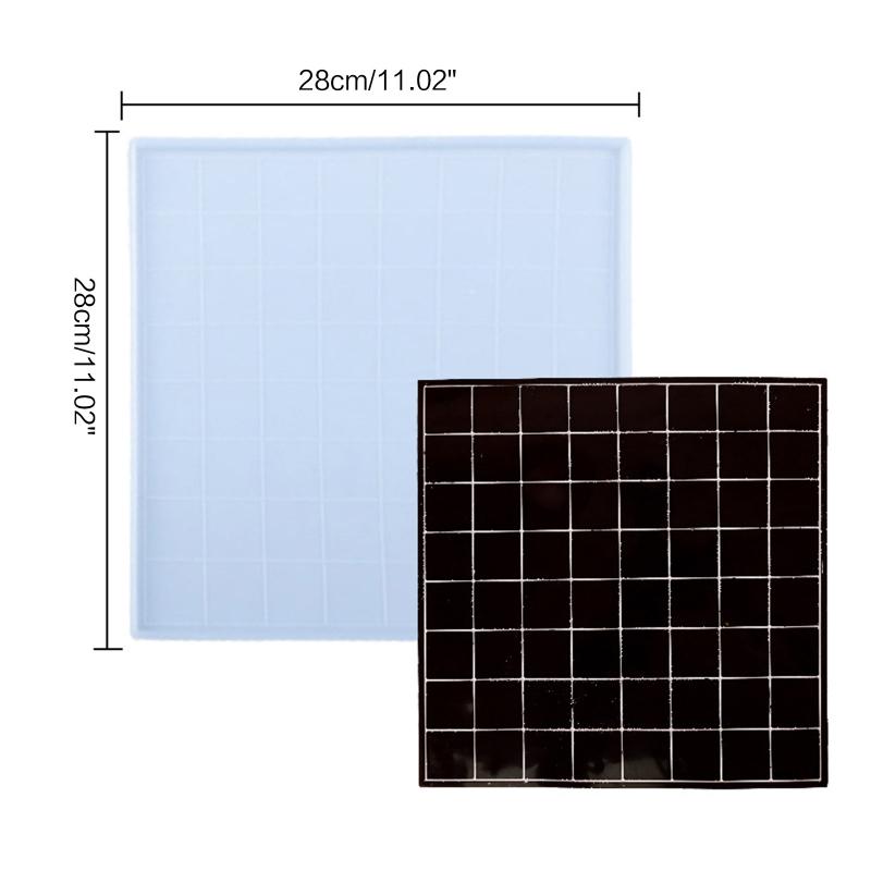Checkerboard Game Board Mould Family Game Board Mould Puzzle Chess Game Math Game Suitable for Children and Adults