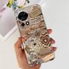 For Huawei Nova 12 Pro Nova12 Lite Nova 11i Case Transparent Soft Slim TPU Silicone Cover Bumper Nova12 Nova11i Astronaut Flower