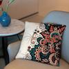 Indonesien Batik Design Kissenbezug 2-in-1 Wendbar Plüsch Kissenbezug | Auto/Sofa/Bett | Perfektes Geschenk