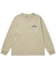 HUMAN N CAT Pound 3 Pigment Washed Long Sleeve T-Shirt [Beige]