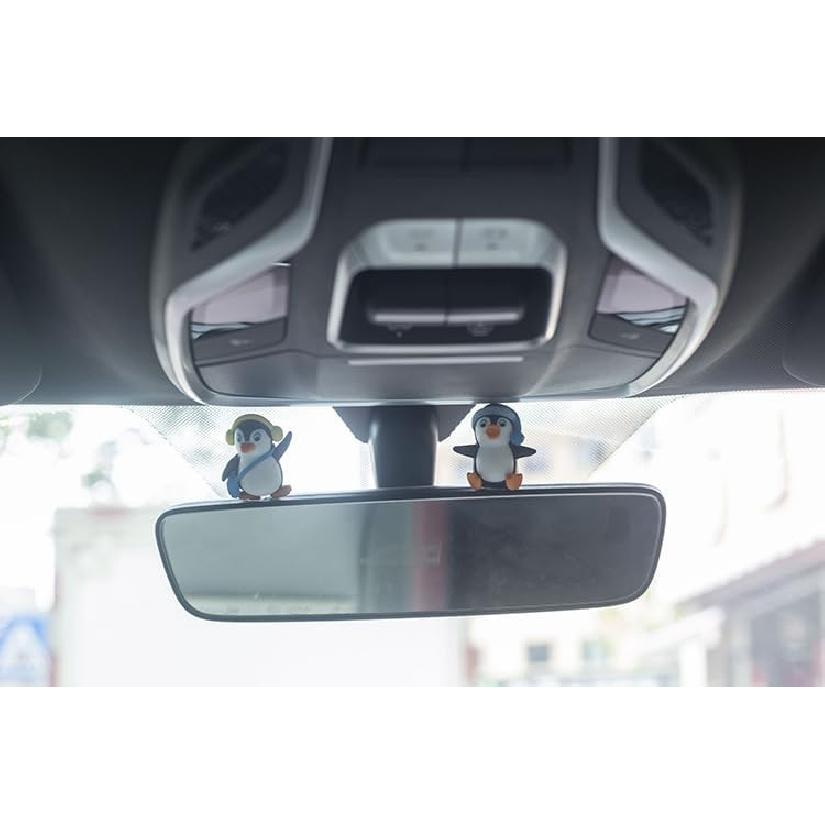 BNTR Penguin Accessory 4-Pack Home Decoration Stocking Stuffers Cute Animal Car Dashboard Decoration House Ornament Valentine Nice Gift