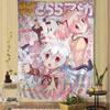 Magical Girl Magazine Tapestry Wall Hanging Home Decor for Bedroom Living Room Dorm Cute White Rabbit Japanese