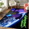 1Pc Cyberpunk Future Adventure Rug, Office Carpet Indoor Outdoor Doormat, Non-Slip, Comfortable, Living, Christmas Halloween,  Xmas Gift S1585