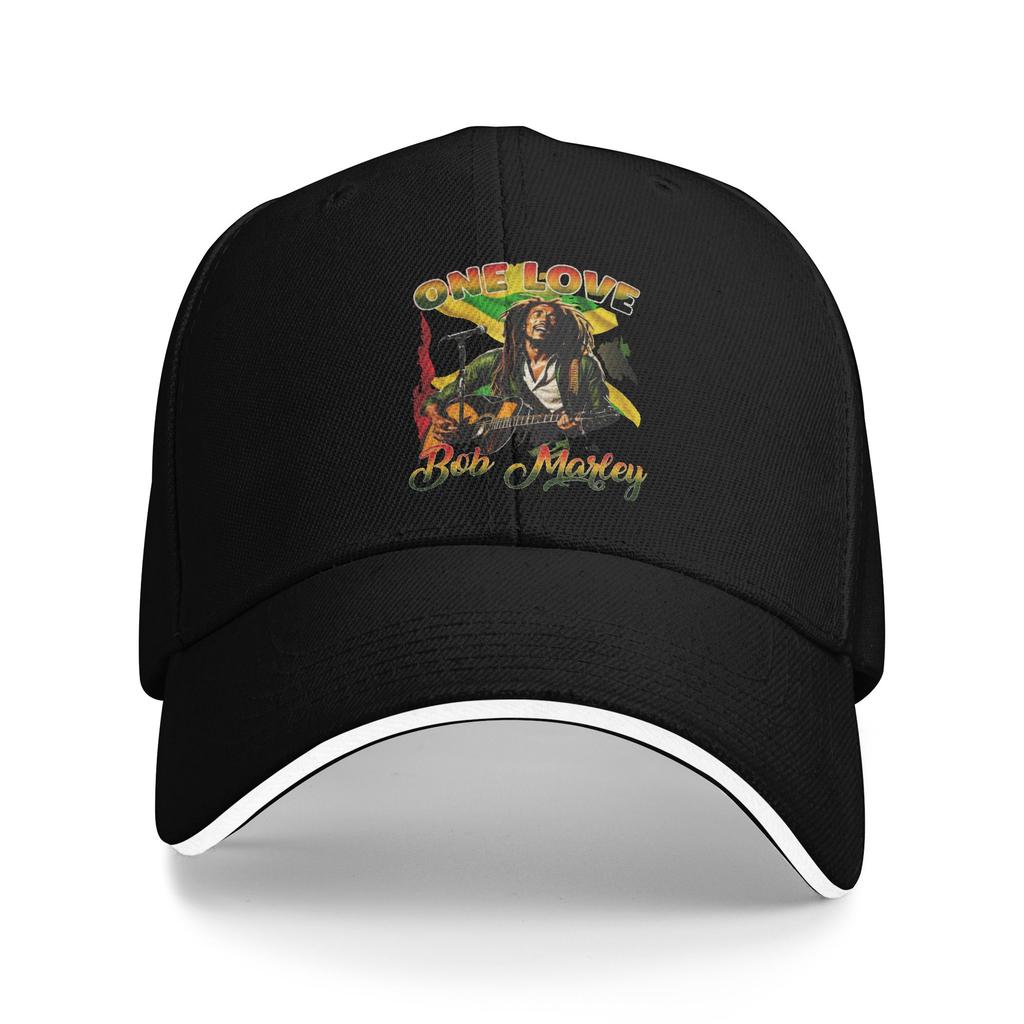 Custom Jamaica Reggae Rock Bob Marley Baseball Cap Unisex Women Breathable Dad Hat Sports Snapback Hats