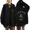Stray Kids "5‑STAR" Metallic Logo Zip‑Up Hoodie, Chrome Star & Symbol Back Print, Oversized Unisex K‑Pop Streetwear Jacket