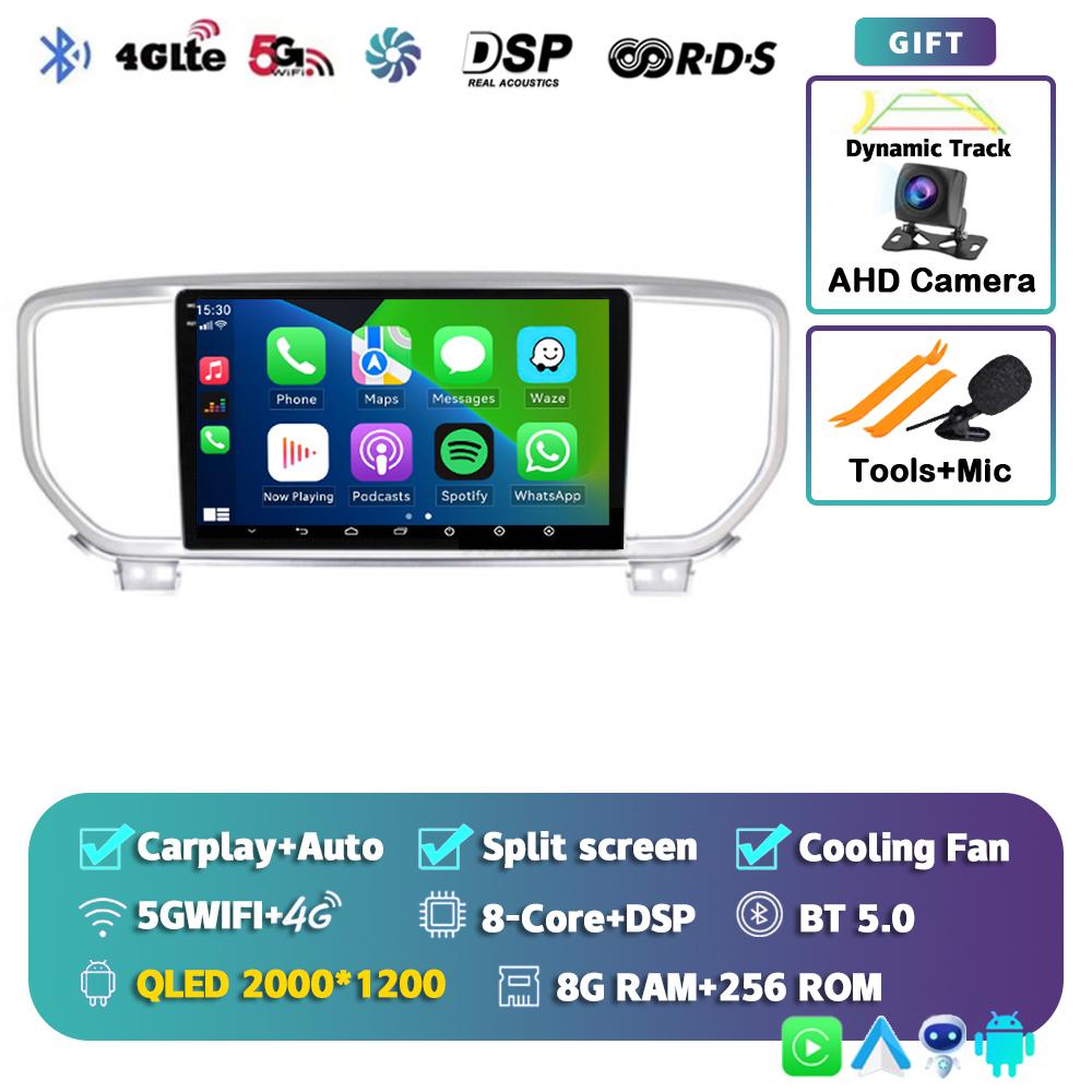 Android 14 Carplay Auto Car Radio For Kia Sportage 4 QL 2018 2019-2022 Multimedia Video Player Navigation GPS 2din DVD 4G Stereo