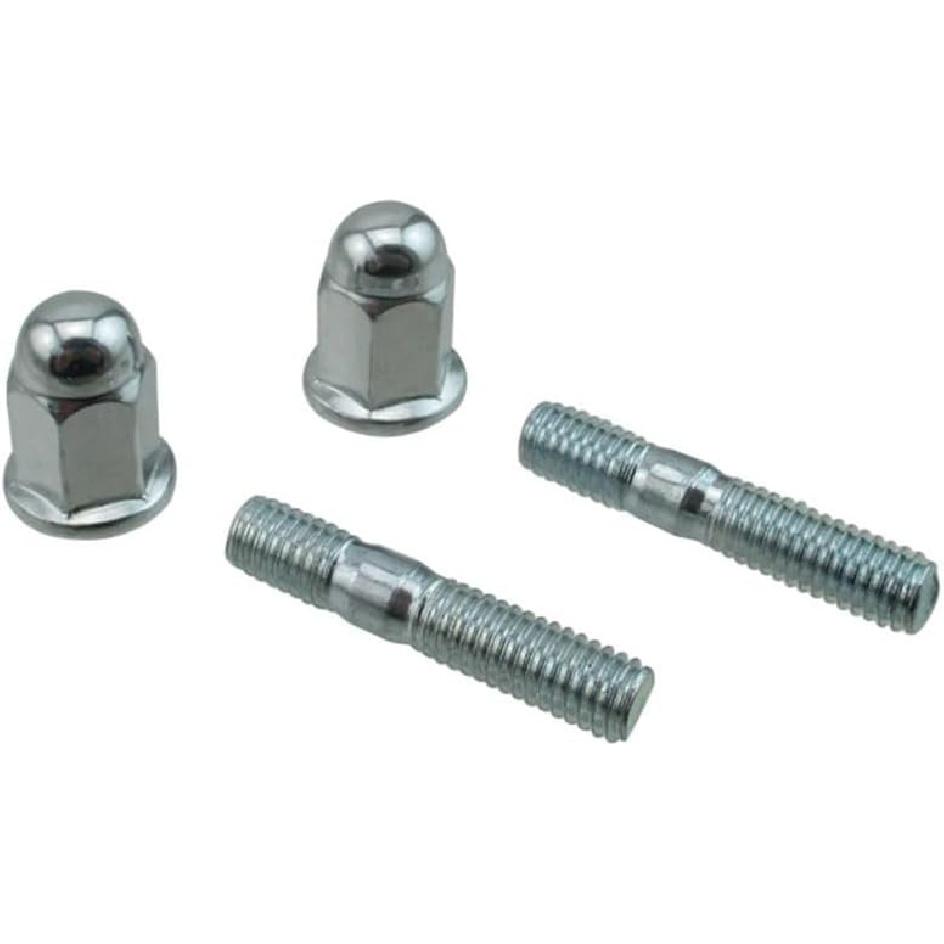 

M6 x 32mm Exhaust Stud Domed Nut - Aluminum for Pit Dirt Bike, ATV, Quad, Go Kart(2 pcs) 1 PC