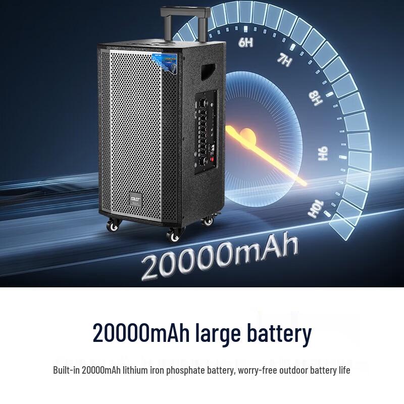 SAST SA-807 12-inch Outdoor Portable Bluetooth Speaker