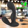 Male Prostate Massager Remote Control Anal Vibrator 10 Modes Full Silicone Testis Stimulate Anus Butt Plug Toy Adult Sex Men Masturbator