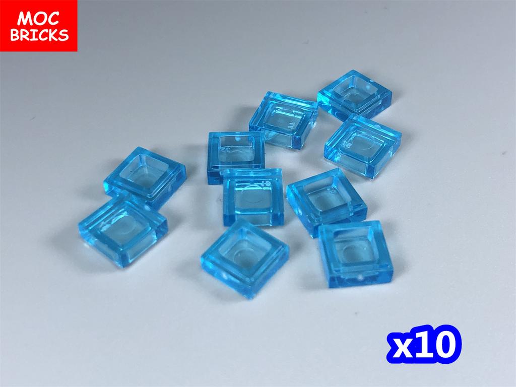 100pcs/lot MOC Bricks Tile 1x1 3070 DIY Room Frame House City Educational Building Blocks Assemble Particles Toy Kids Gift