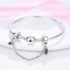 925 Silver Devil's Eye Guardian Palm Safety Chain Charms Jewellery Fit 925 Bracelet For Women DIY Gift
