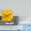 Nordic Minimalist Cheese Clock Desk Quiet Acrylic Wall Hanging for Office Bedroom