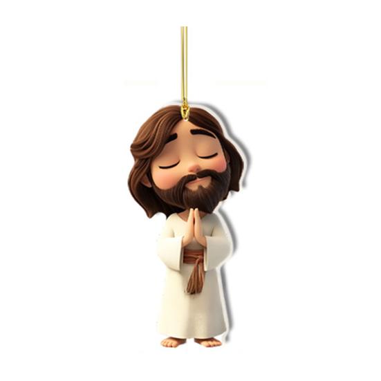 

Movie Character Car Charm Cute 2D Acrylic Hanging Ornament Car Backpack Charm Christmas Tree Decoration A