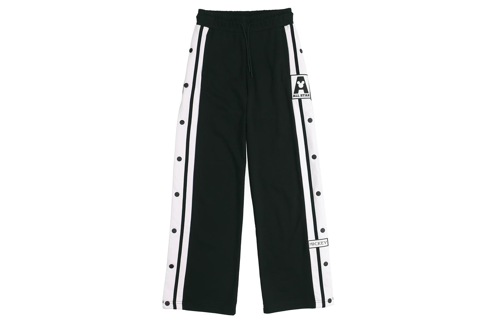

Li-Ning X Disney Color Block Split Button Sports Pants Summer AKXQ036-1 M