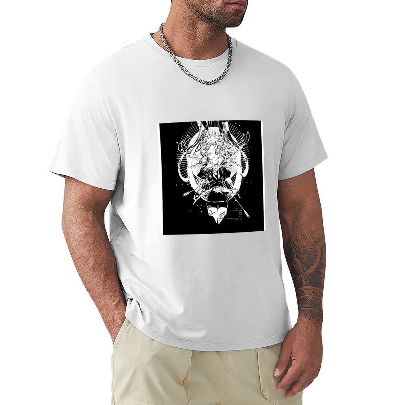 Страна Самоцветов Houseki no Kuni Фосфофиллит Моно Футболка аниме вещи оверсайз мужская одежда S