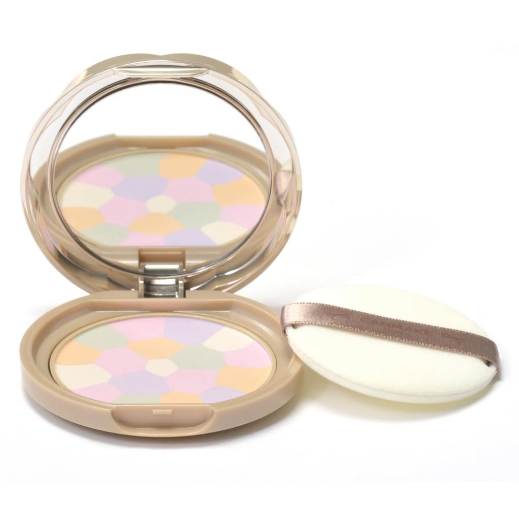 CANMAKE Marshmallow Finish Powder Abloom 01 Dearest Bouquet - Tónovací fixační pudr pro korekci pleti, snadno smývatelný, UV ochrana