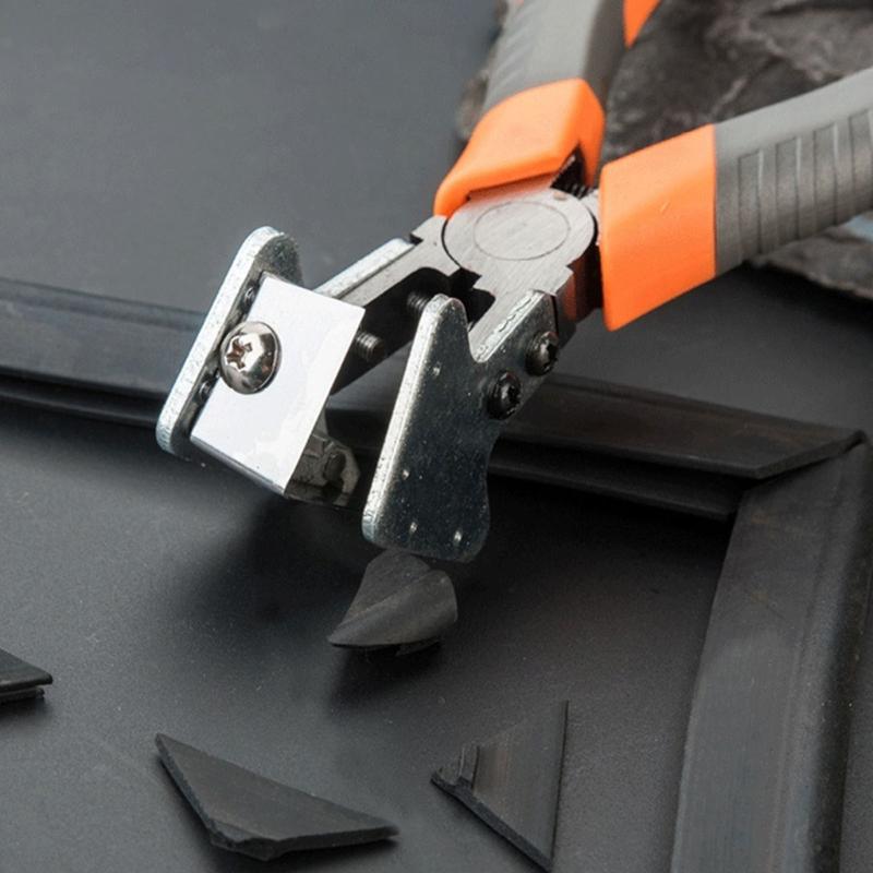 Pack of 5 Replacement Cutter for 6/8 Inch Tape Scissors 90 Degree Rubber Strips Shears V Pliers for Precisions Cutting
