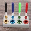 Zjchao Watch Oil Injector Kit, Oil Cup and Pen Kit, Professional Grade Watch Oil Injector Kit, Set of 4 Oil Cups and 4 Oil Pens, Watchmaker Repair Too