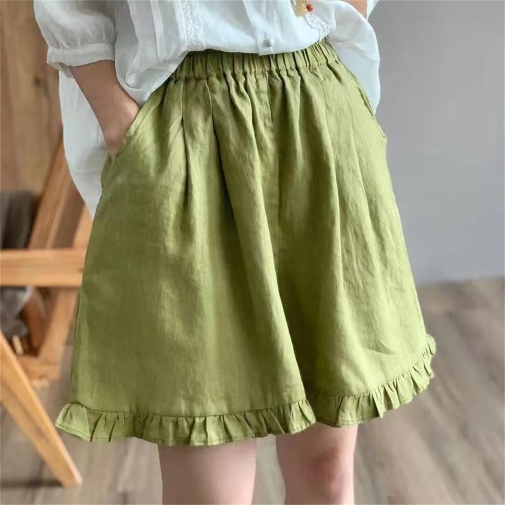 Women's High Waist Color Casual Trousers Workout Pants Shorts
