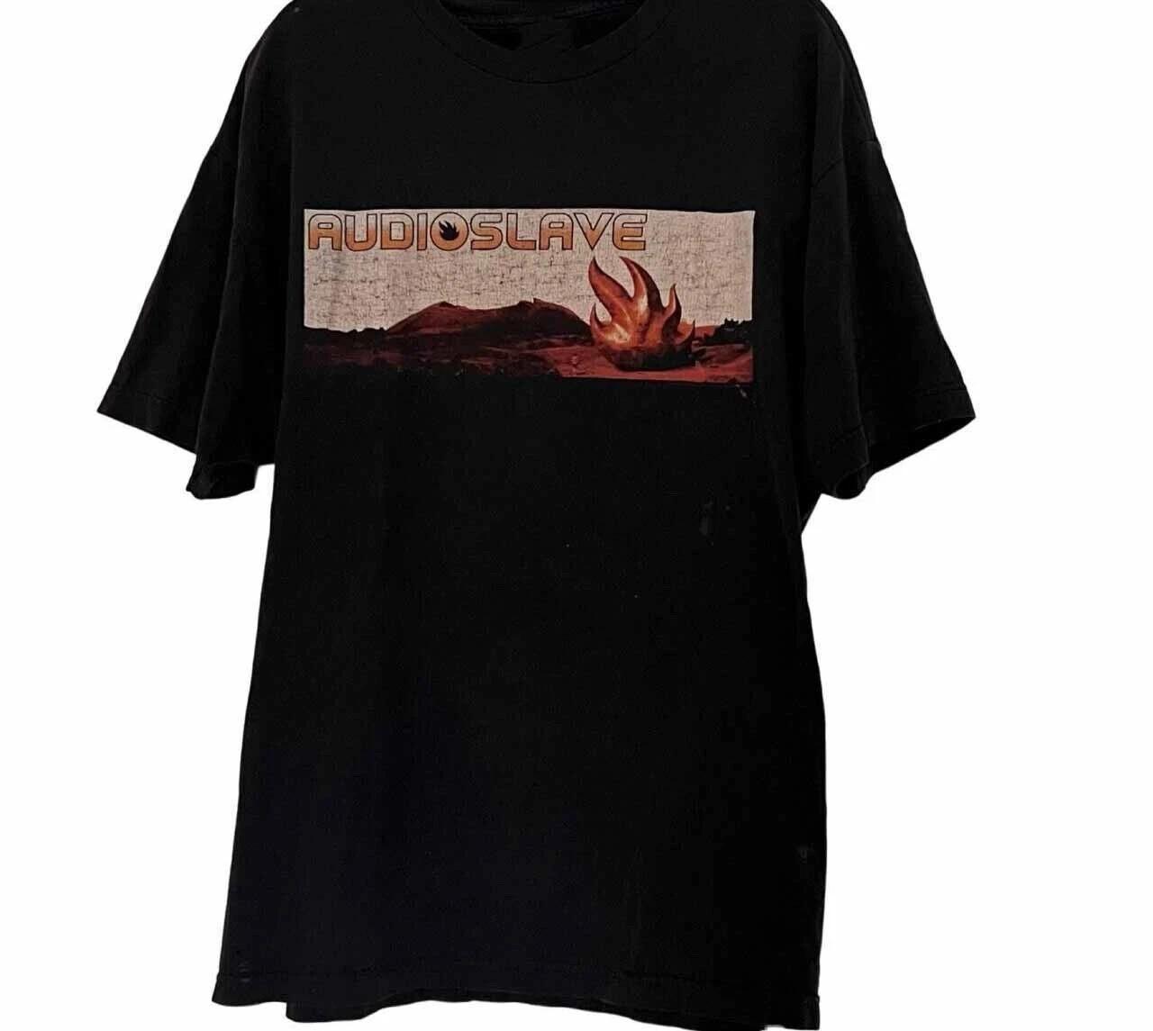 Audioslave Band Shirt Tour Classic Black Unisex S-5XL BS942 XXL