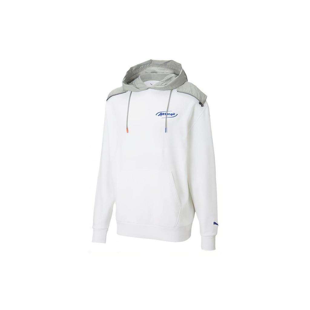Puma X ATTEMPT Sweatshirts Men's White Hooded Moderate Other 598263-02