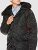 ALPHA INDUSTRIES INC N-3B Tight Fit Outerwear Jacket 20094 Black/Black L