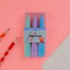 Cartoon Double-Ended Pen-Shaped Eraser for Students