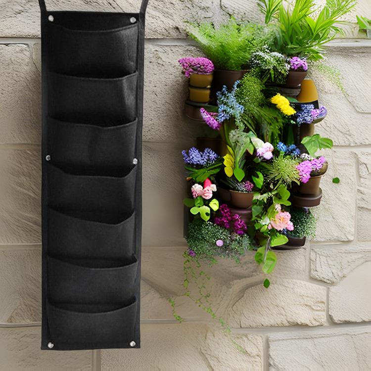 Cross-Border Family Gardening Hanging Felt Plant Bag with Logo Option