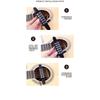 12 Hole Acoustic Guitar Pickup Sound Hole Pickup Magnetic Transducer with Volumes Tone Tuner Guitar Accessories