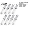 Table Flap Hinge 8Pcs Screw-On Hinges Rustproof Corrosion Resistant Foldable Smooth Cabinet Furniture 180-Degree Electroplated Heavy-duty