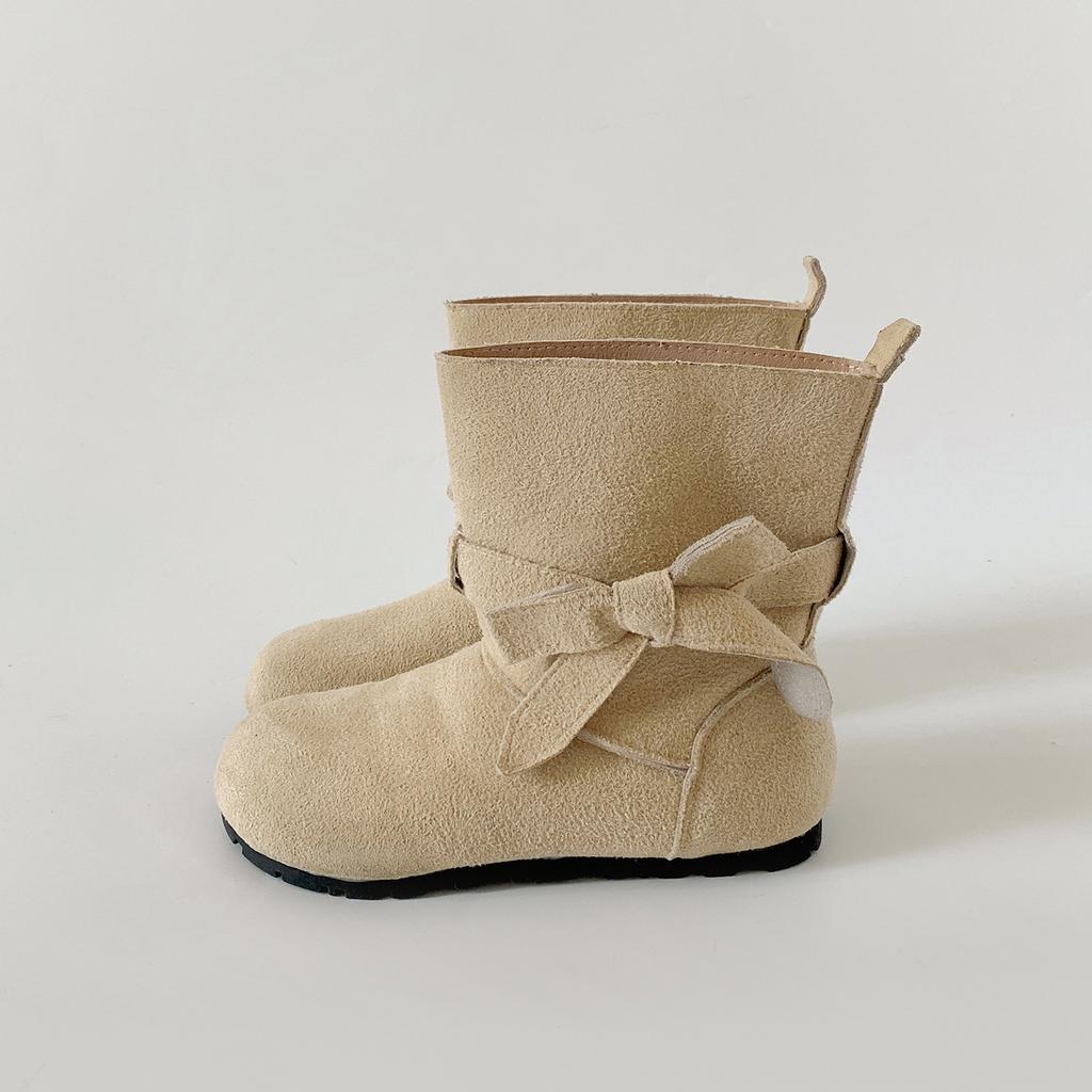 Queen Fan Weiß Explosiv Retro Flache Stiefel Kinder 2025 Neu Herbst Rock Skinny Vielseitige Kurze Stiefel