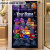 Beach TowelAmong Us Custom Name Text Personalized Soft Towel for Beach Pool Indoor Home Decor Gift
