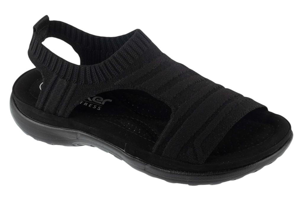 RIEKER Sandals, Womens Black Sandals