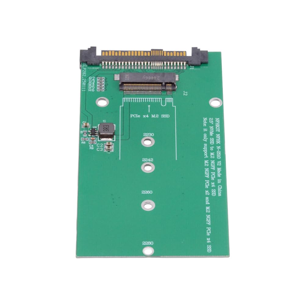 JSER M.2 Drive - U.2 (SFF-8639) M.2 PCIe NVMe SSD (M-Key) Compatible Conversion Adapter for Mainboard Replacement SSD 750 for P3600P3700