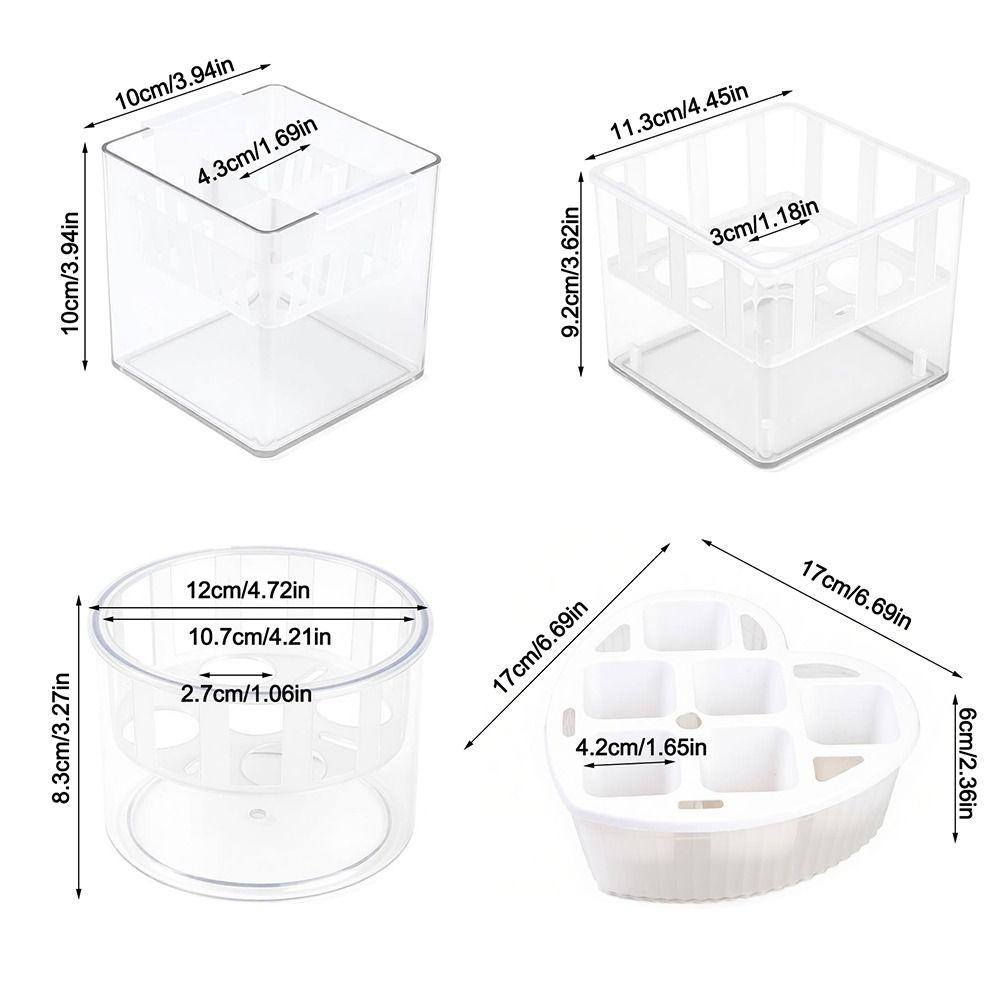 Clear Tulip Hydroponic Flowerpot With Breathable Support Basket Flower Pot Home Decoration