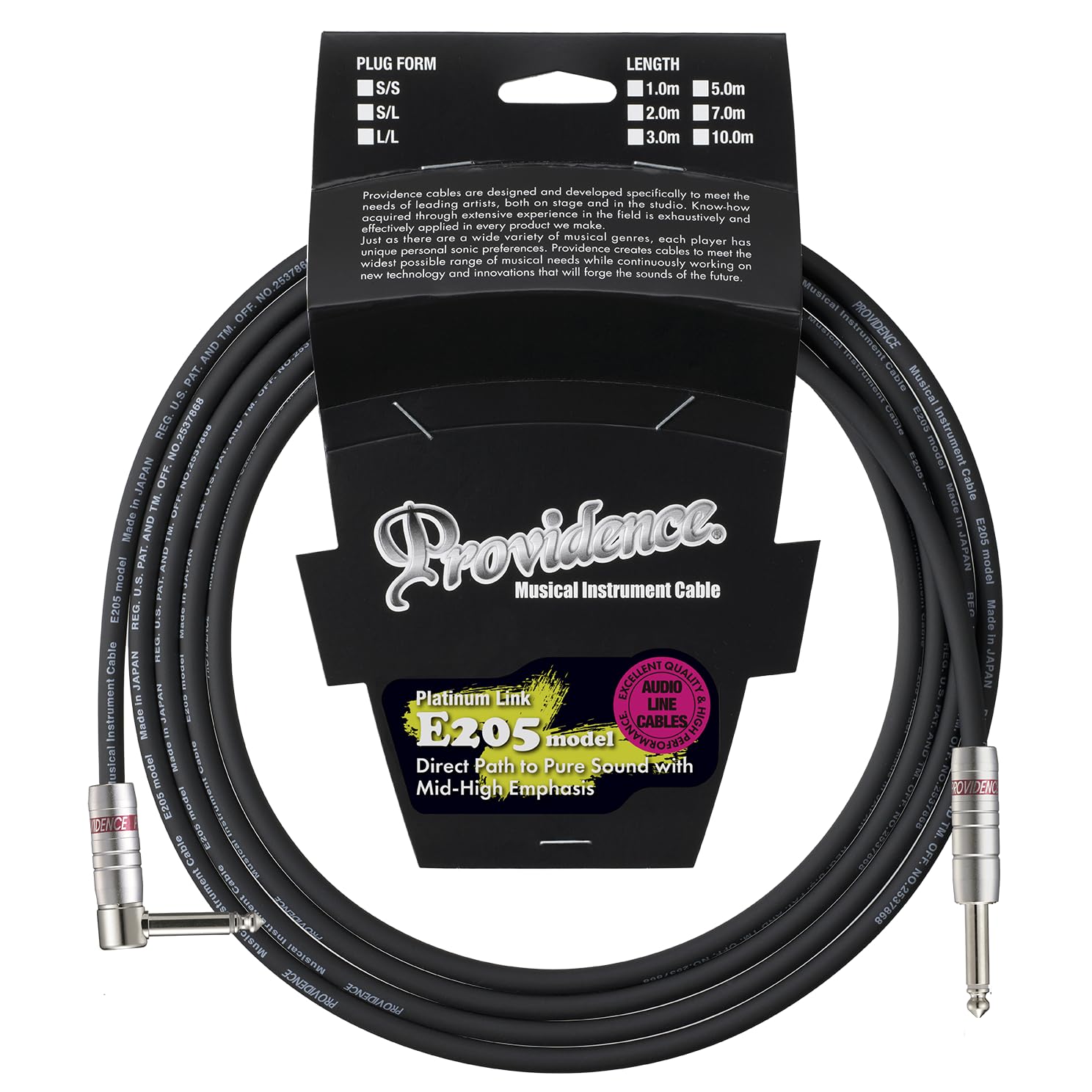 

Providence Shielded Cable E205 10m SL Plug (StraightL Type)