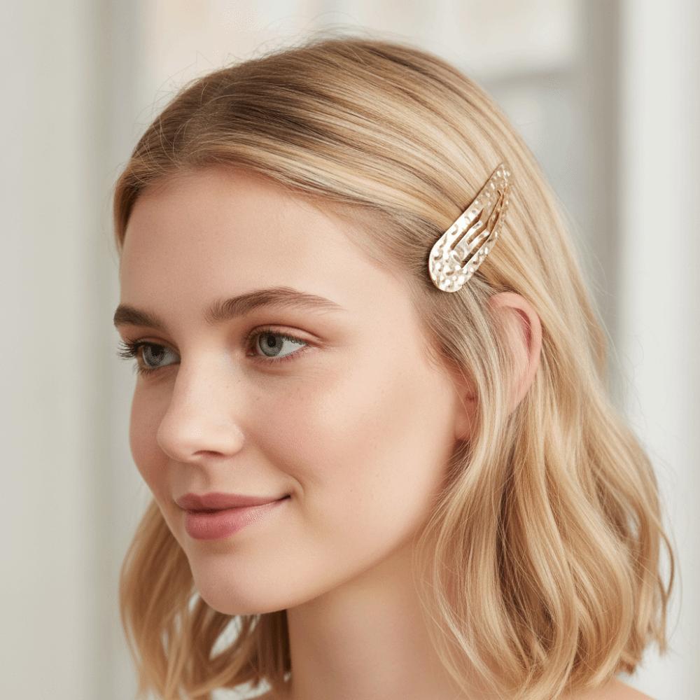 Europe & America Style BB Hairpin Y2K Metal Side Hairpin Fashion Hair Clip  For Women Girls