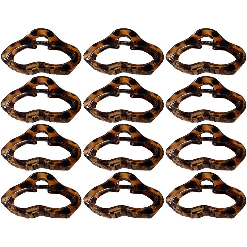 Elegant Clouds Leopard Print Hair Claws Clip Women Jelly Acrylic Hair Clamps Plastic Hairpins Barrettes Girls Hair Accessories