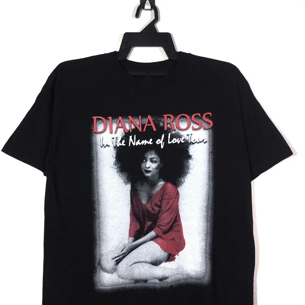 

Vintage Diana Ross In The Name Of Love Tshirt All Size S to 5XL NZL128 FREE SHI Unisex T-Shirt XXXL